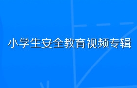 小学生安全教育视频专辑