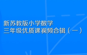 新苏教版小学数学三年级优质课视频合辑（一）