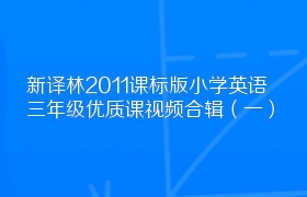 新译林2011课标版小学英语三年级优质课视频合辑（一）