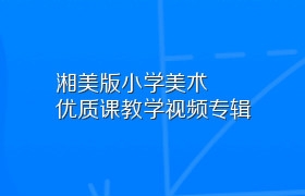 湘美版小学美术优质课教学视频专辑