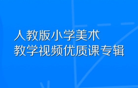 人教版小学美术教学视频优质课专辑