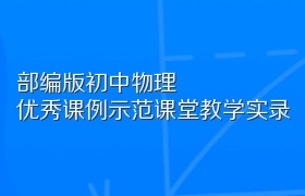 部编版初中物理优秀课例示范课堂教学实录