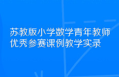 苏教版小学数学青年教师优秀参赛课例教学实录